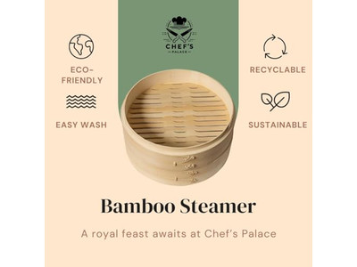 Cestello per Cottura a Vapore in Bambù a 2 Strati per Dumpling