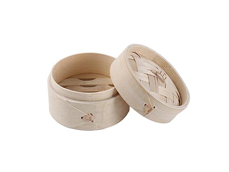 Cestello per Cottura a Vapore in Bambù per Grandi Momo e Dim Sum