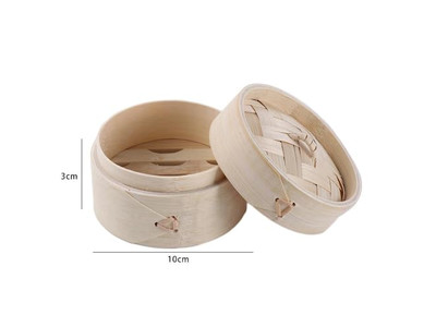 Cestello per Cottura a Vapore in Bambù per Grandi Momo e Dim Sum