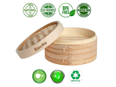 Inserti per Pentole Grandi da Fabbrica Cestello per Cottura a Vapore in Bambù