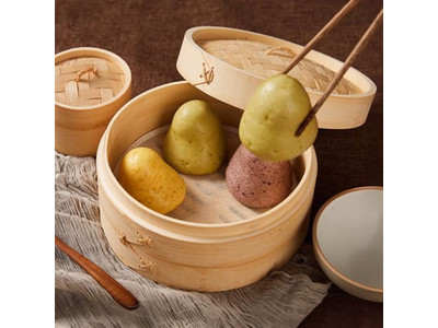 Cestello per Cottura a Vapore in Bambù per Vaporiere