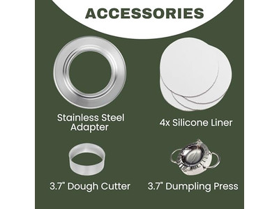 Vaporizzatori per Cottura su Fornello Cestello per Cottura a Vapore in Bambù