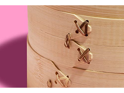 Cestello per Cottura a Vapore in Bambù per Dim Sum e Pudding