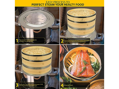 Contenitore a Vapore in Bambù